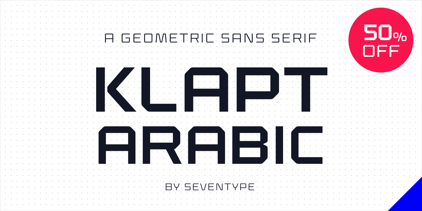 Пример шрифта Klapt Arabic Bold